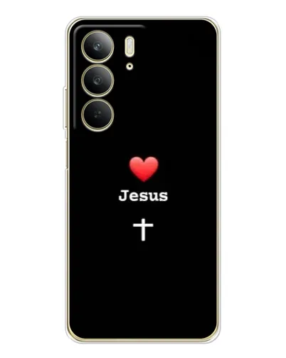 Чехол для Realme C73 5G с картинкой «Сердце - Jesus» Чехол для Realme C73 5G с картинкой «Сердце - Jesus»