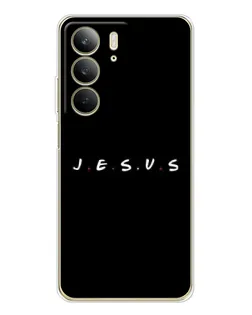 Чехол для Realme C73 5G с картинкой «Точки веры J.E.S.U.S.»