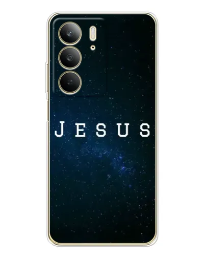 Чехол для Realme C73 5G с картинкой «Звездное небо Jesus» Чехол для Realme C73 5G с картинкой «Звездное небо Jesus»