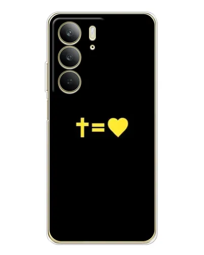 Чехол для Realme C73 5G с картинкой «Сердце и Крест» Чехол для Realme C73 5G с картинкой «Сердце и Крест»