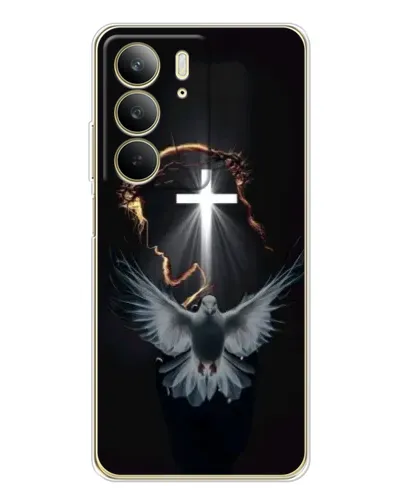 Чехол для Realme C73 5G с картинкой «Голубь и Свет» Чехол для Realme C73 5G с картинкой «Голубь и Свет»