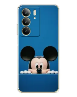 Чехол для Realme C73 5G с картинкой «Микки выглядывает»