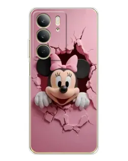Чехол для Realme C73 5G с картинкой «Минни сквозь стену»