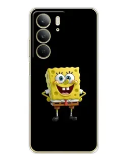 Чехол для Realme C73 5G с картинкой «Классический Губка Боб»