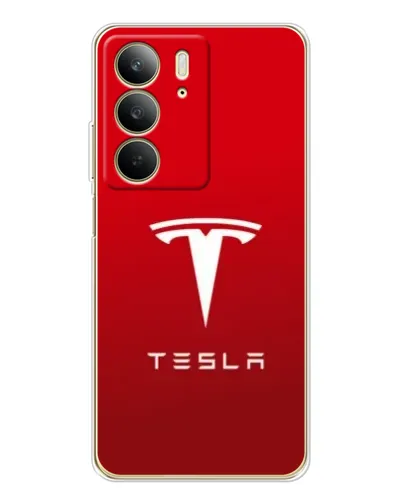 Чехол для Realme C73 5G с картинкой «Tesla Red Classic»