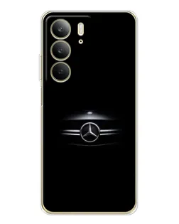 Чехол для Realme C73 5G с картинкой «Mercedes — абстрактные линии»