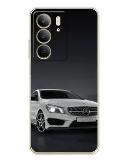 Чехол для Realme C73 5G с картинкой «Mercedes AMG GT Silver»