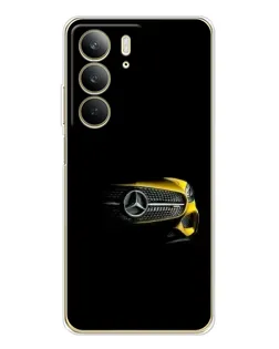 Чехол для Realme C73 5G с картинкой «Mercedes — ретро стиль»