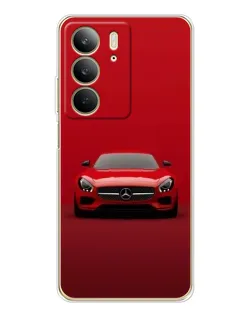 Чехол для Realme C73 5G с картинкой «Красный Mercedes AMG»