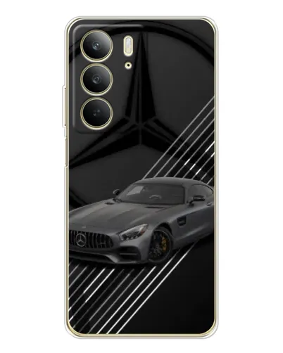 Чехол для Realme C73 5G с картинкой «Mercedes AMG — графика» Чехол для Realme C73 5G с картинкой «Mercedes AMG — графика»