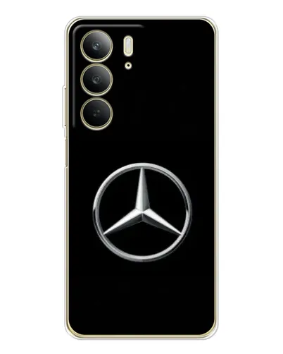 Чехол для Realme C73 5G с картинкой «Mercedes классический лого» Чехол для Realme C73 5G с картинкой «Mercedes классический лого»