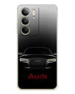 Чехол для Realme C73 5G с картинкой «Audi — градиентный контур»