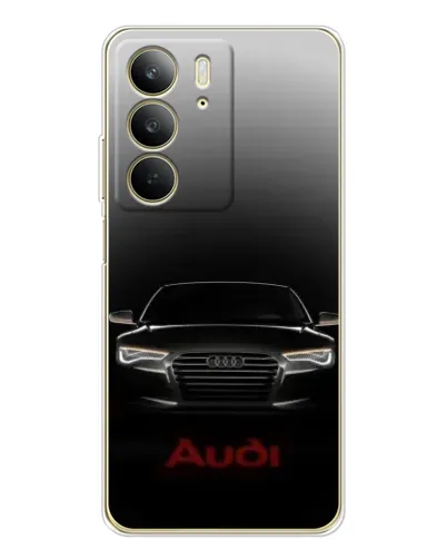 Чехол для Realme C73 5G с картинкой «Audi — градиентный контур» Чехол для Realme C73 5G с картинкой «Audi — градиентный контур»