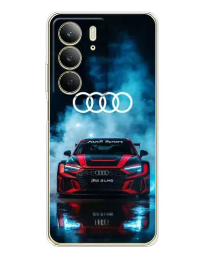 Чехол для Realme C73 5G с картинкой «Audi Sport — неон» Чехол для Realme C73 5G с картинкой «Audi Sport — неон»