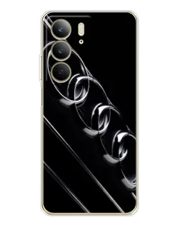 Чехол для Realme C73 5G с картинкой «Audi — абстрактные кольца»