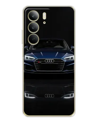 Чехол для Realme C73 5G с картинкой «Audi — ночное отражение» Чехол для Realme C73 5G с картинкой «Audi — ночное отражение»