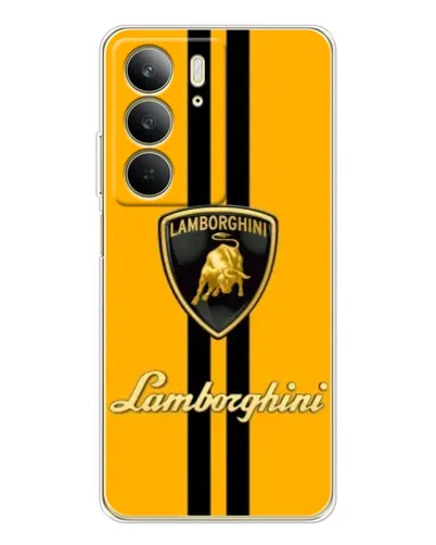 Чехол для Realme C73 5G с картинкой «Lamborghini Stripe желтый» Чехол для Realme C73 5G с картинкой «Lamborghini Stripe желтый»