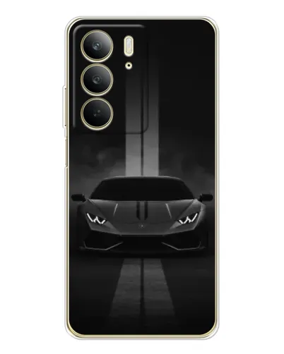 Чехол для Realme C73 5G с картинкой «Lamborghini симметрия дорог» Чехол для Realme C73 5G с картинкой «Lamborghini симметрия дорог»