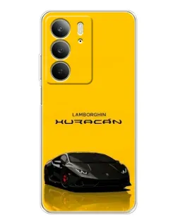 Чехол для Realme C73 5G с картинкой «Lamborghini Huracan черный»