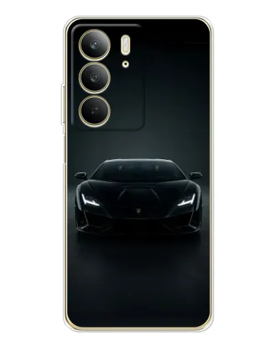 Чехол для Realme C73 5G с картинкой «Черный Lamborghini Aventador» Чехол для Realme C73 5G с картинкой «Черный Lamborghini Aventador»