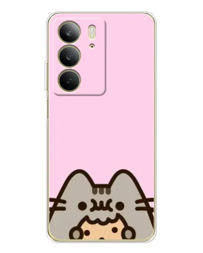 Чехол для Realme C73 5G с картинкой «Pusheen и печенье» Чехол для Realme C73 5G с картинкой «Pusheen и печенье»