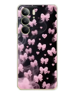 Чехол для Realme C73 5G с картинкой «Неоновое кружево»