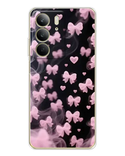 Чехол для Realme C73 5G с картинкой «Неоновое кружево»