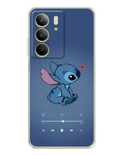 Чехол для Realme C73 5G с картинкой «Музыкальный Stitch»