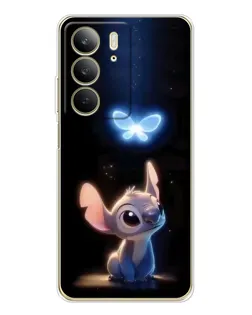 Чехол для Realme C73 5G с картинкой «Сияющий Стич»
