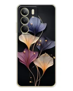 Чехол для Realme C73 5G с картинкой «Лиловые цветы грации»