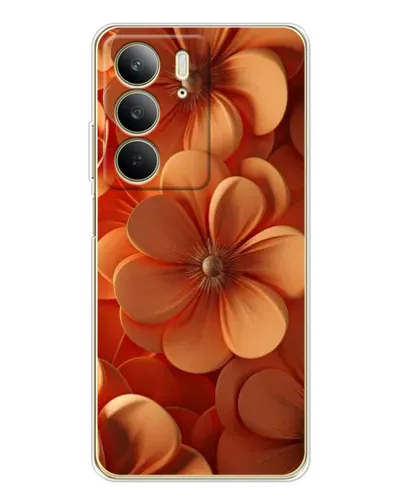 Чехол для Realme C73 5G с картинкой «Оранжевый макро цветок» Чехол для Realme C73 5G с картинкой «Оранжевый макро цветок»