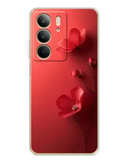 Чехол для Realme C73 5G с картинкой «Маковые соцветия»