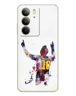 Чехол для Realme C73 5G с картинкой «Акварельный Месси Барселона» Чехол для Realme C73 5G с картинкой «Акварельный Месси Барселона»
