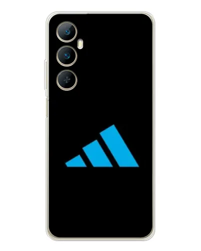 Чехол для Realme C75 с картинкой «Adidas Cyan Logo»