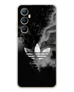 Чехол для Realme C75 с картинкой «Абстрактный дым Adidas»