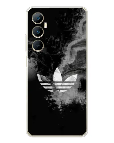 Чехол для Realme C75 с картинкой «Абстрактный дым Adidas»