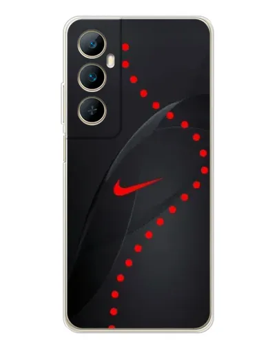Чехол для Realme C75 с картинкой «Абстрактный дизайн Nike»