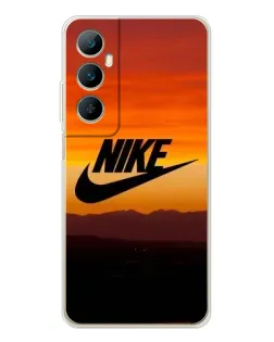 Чехол для Realme C75 с картинкой «Nike — вечерний горизонт»