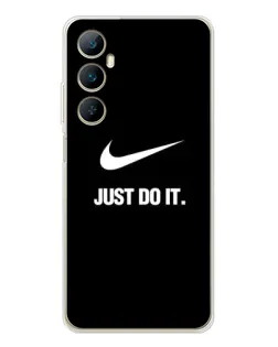 Чехол для Realme C75 с картинкой «Классический принт Nike»