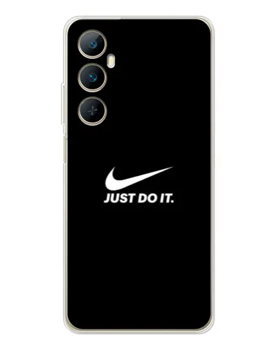 Чехол для Realme C75 с картинкой «Минимализм от Nike»