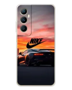 Чехол для Realme C75 с картинкой «Nike и суперкар»