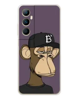 Чехол для Realme C75 с картинкой «Bored Ape в кепке»