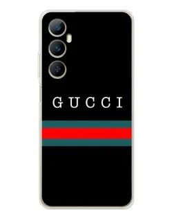 Чехол для Realme C75 с картинкой «Gucci — красный пояс»
