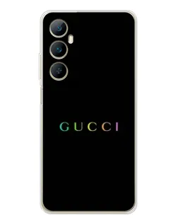 Чохол для Realme C75 з картинкою «Gucci — неоновий мінімалізм»