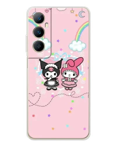 Чехол для Realme C75 с картинкой «My Melody и Kuromi»