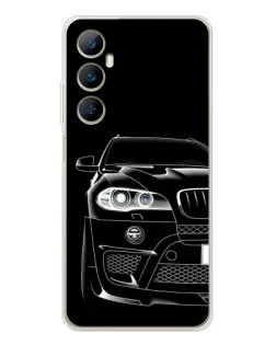 Чохол для Realme C75 з картинкою «Темний силует BMW»