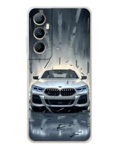 Чохол для Realme C75 з картинкою «BMW у світлі фар» Чохол для Realme C75 з картинкою «BMW у світлі фар»