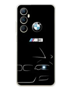 Чохол для Realme C75 з картинкою «Мінімалістичний принт BMW M3»