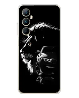 Чохол для Realme C75 з картинкою «BMW та лев»