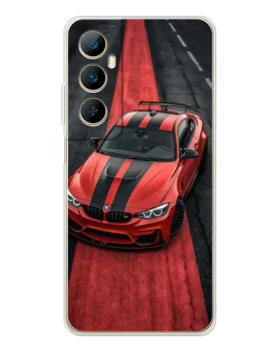Чохол для Realme C75 з картинкою «BMW на червоній доріжці» Чохол для Realme C75 з картинкою «BMW на червоній доріжці»